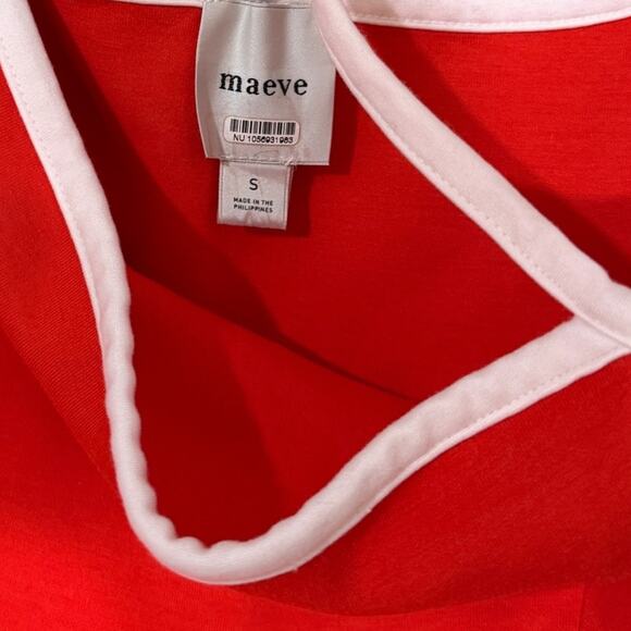 Anthropologie Maeve Color-block Flare Midi Dress - Picture 4 of 9